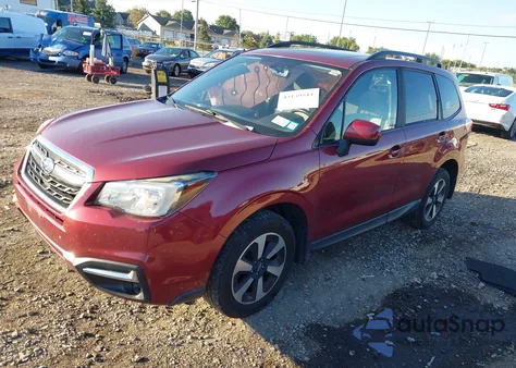 2017 Subaru Forester 2.5I Premium z USA, uszkodzony, nr VIN JF2SJAEC1HH514873